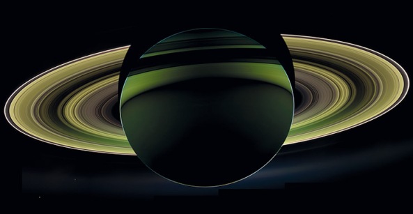 Saturn's rings. (NASA/JPL-Caltech/Space Science Institute).